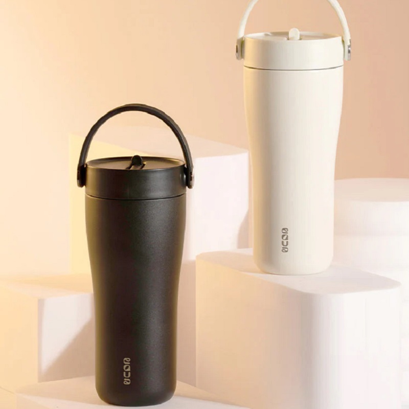 EQUA roostevabast terasest termospudel Carry Cup kõrrega ja puhastusharjaga