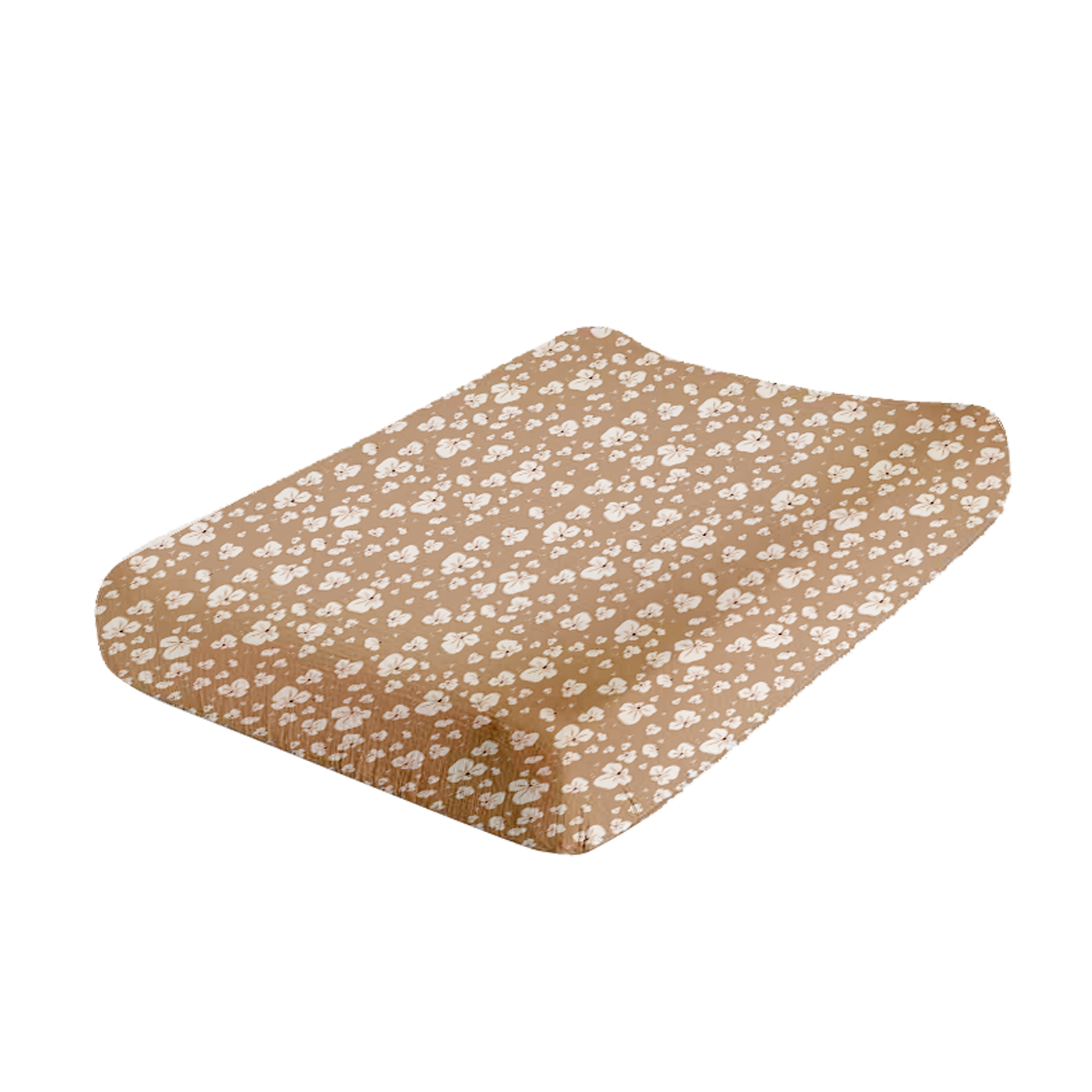 Naturaalne musliinkangast mähkimisaluse kate kummiga