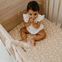 beebi voodilina kummiga Zakuw pehme musliinkangas voodilina beebile Oeko-Tex sertifikaadiga voodipesu turvaline kummiga voodilina 60x120 Zakuw