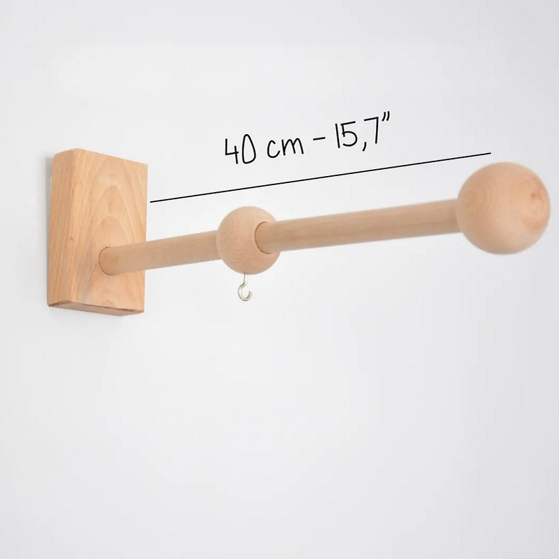 Puidust Montessori õhukarusselli hoidja