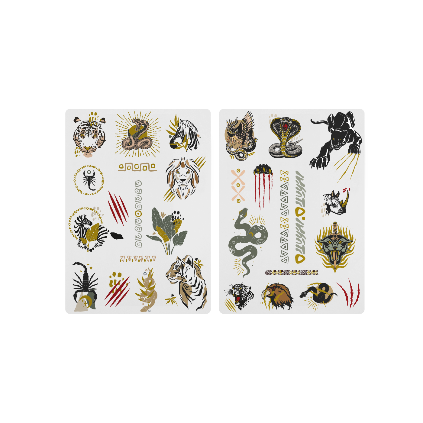 Ohutud, looduslikud ja deramtoloogiliselt testitud ajutised Zakuw tätoveeringud lastele