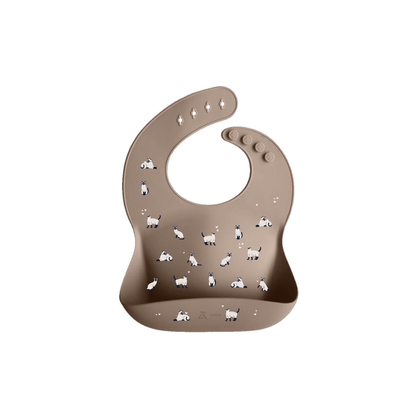 Zakuw reguleeritav silikoonist söögipõll beebile ja pudipõll väikelapsele