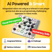 3D strateegiamäng neli ritta lastele ja peredele 3D strateegiamäng neli ritta lastele ja peredele GiiKER Smart Four mängukonsool tehisintellektiga klassikaline 4 ritta mäng 3D versioonis