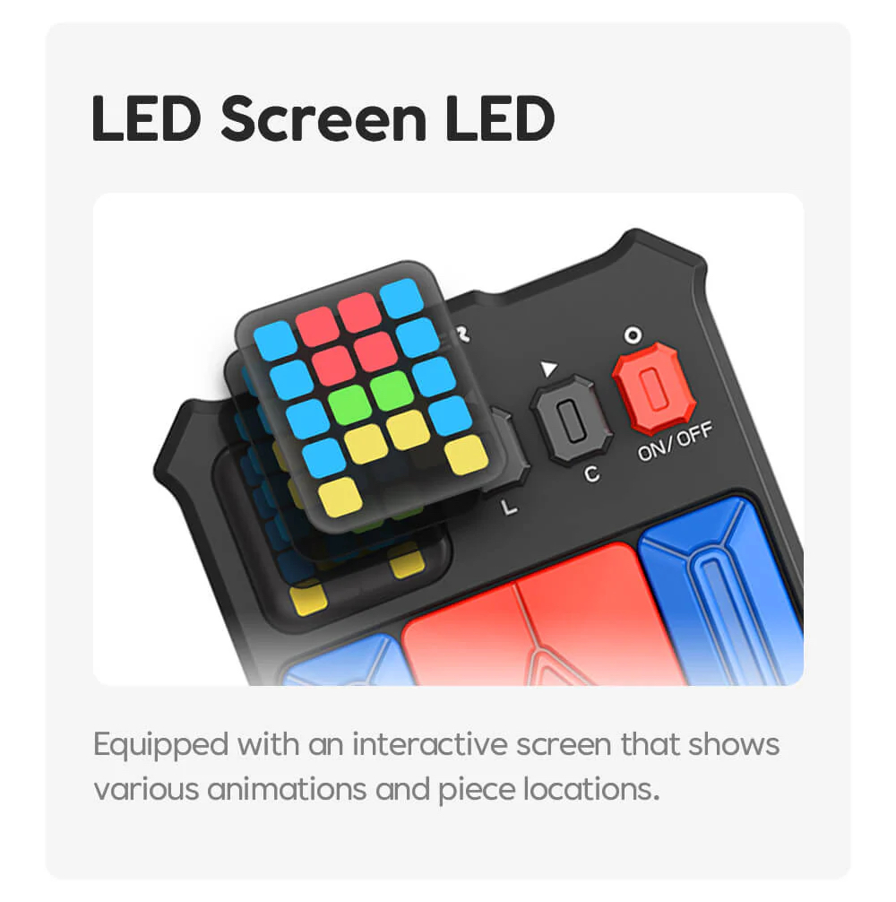 nutikas magnetiline puslemäng lastele ja täiskasvanutele GiiKER ajutreeningu mängukonsool 500+ taset loogikamõistatustega interaktiivne LED ekraaniga puslemäng