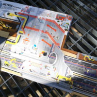 tehnikahuvilise lapse klapiraamat ehitust käsitlev lasteraamat interaktiivne raamat kraanade ja tunnelite, maja ehituse kohta raamat sildade ja hoonete ehitamisest