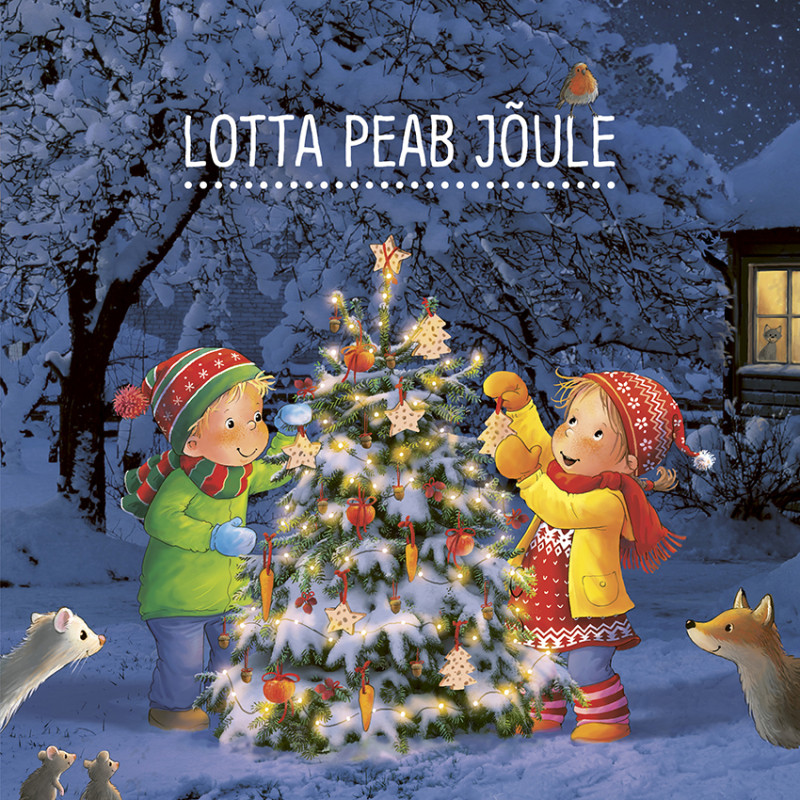 jõulupakk raamatu ja Lotte kommidega lapseheaks.ee