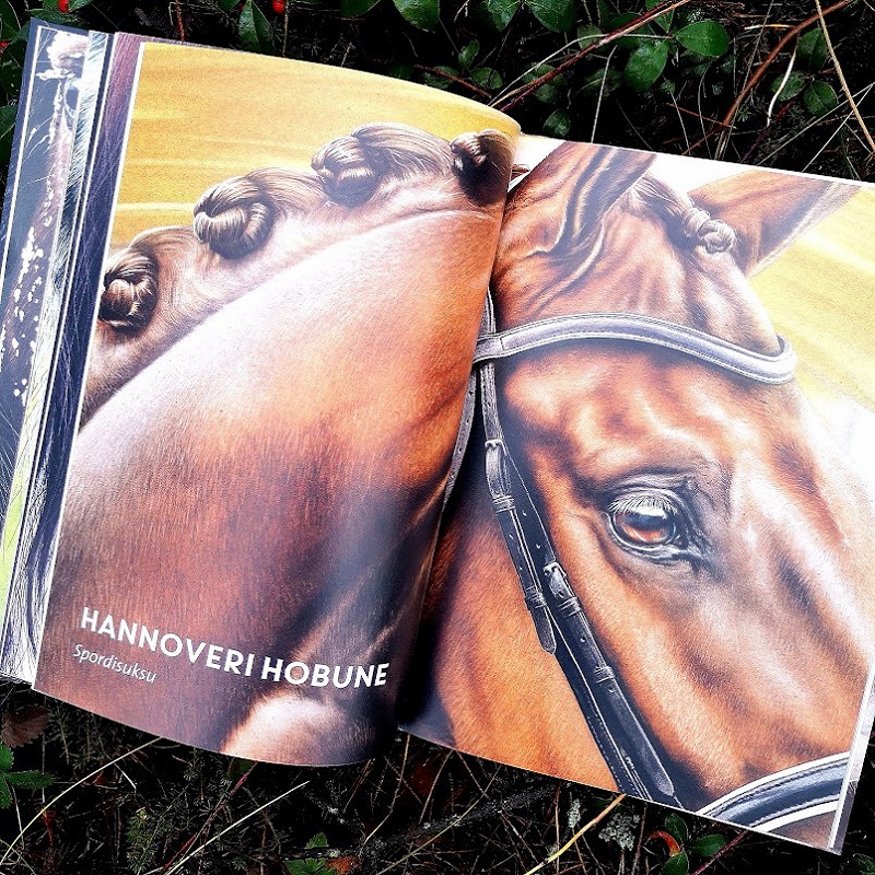 Raamat „Elutruud Loomad: Hobused“ – realistlikud fotod ja põnevad faktid hobusetõugude kohta.