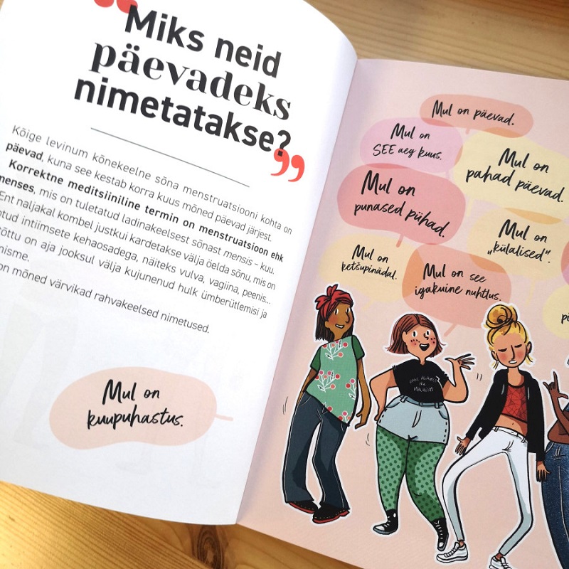 Raamat „Muretult Päevadest“ – praktiline ja humoorikas teejuht menstruatsiooni teemal