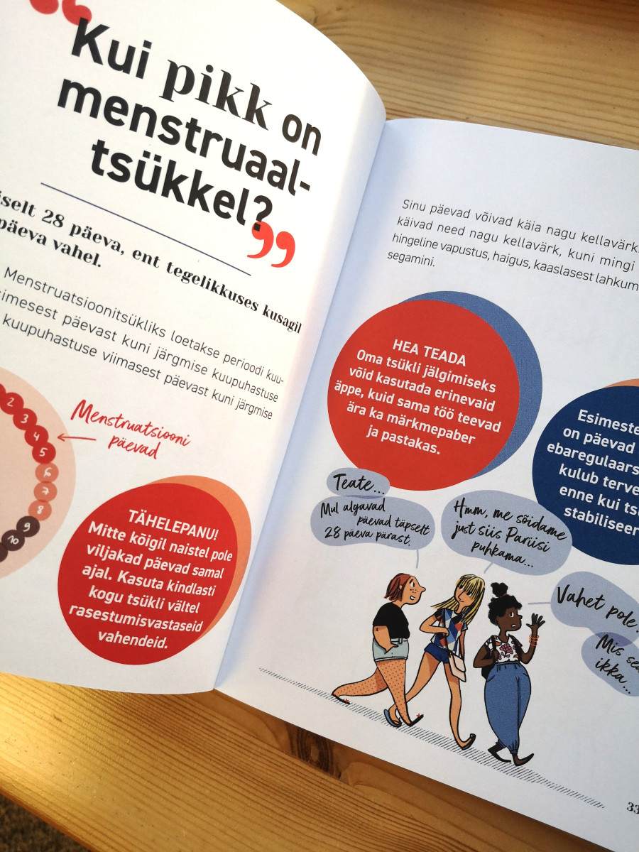 Raamat „Muretult Päevadest“ – praktiline ja humoorikas teejuht menstruatsiooni teemal