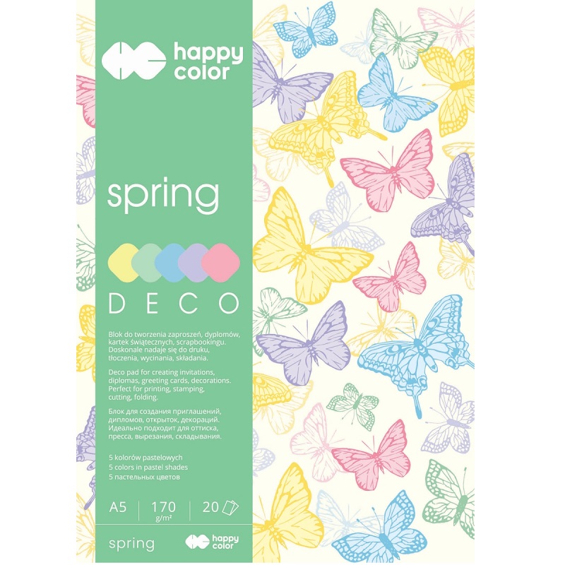 Pastelsete värviliste disainpaberite segupakk.