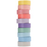 washi kleeplintide komplekt pastelsed värvitoonid.
