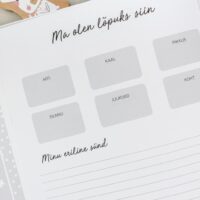 Beebiraamat „Minu Esimesed Aastad“ – täidetav mälestusteraamat lapse esimeste hetkede jäädvustamiseks