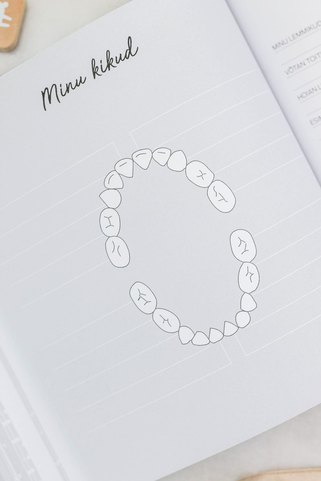 Beebiraamat „Minu Esimesed Aastad“ – täidetav mälestusteraamat lapse esimeste hetkede jäädvustamiseks