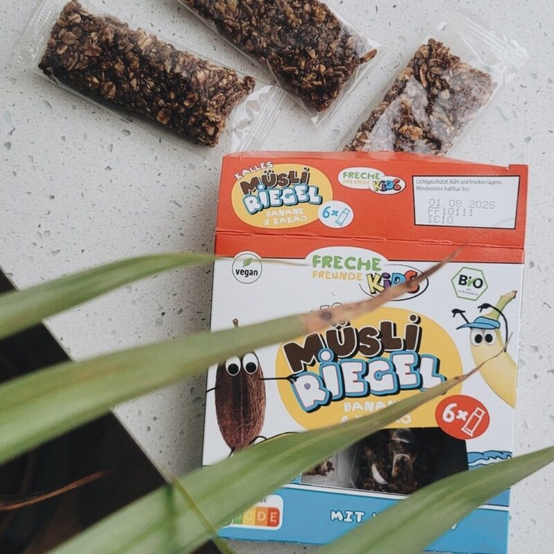 Banaani ja kakaoga orgaanilised müslibatoonid, 6 tk