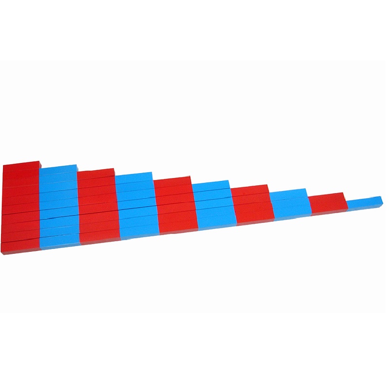 Montessori arvupulgad – puidust numbripulgad matemaatika õppimiseks