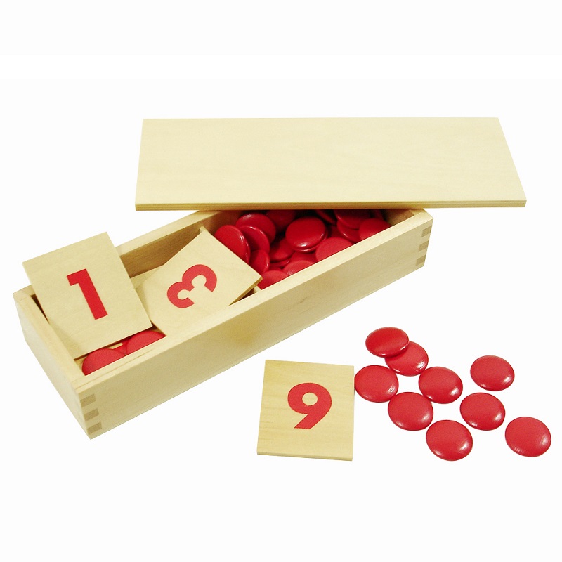 Montessori numbrid ja loendurid – praktiline matemaatikaõppevahend numbrite ja koguste seostamiseks