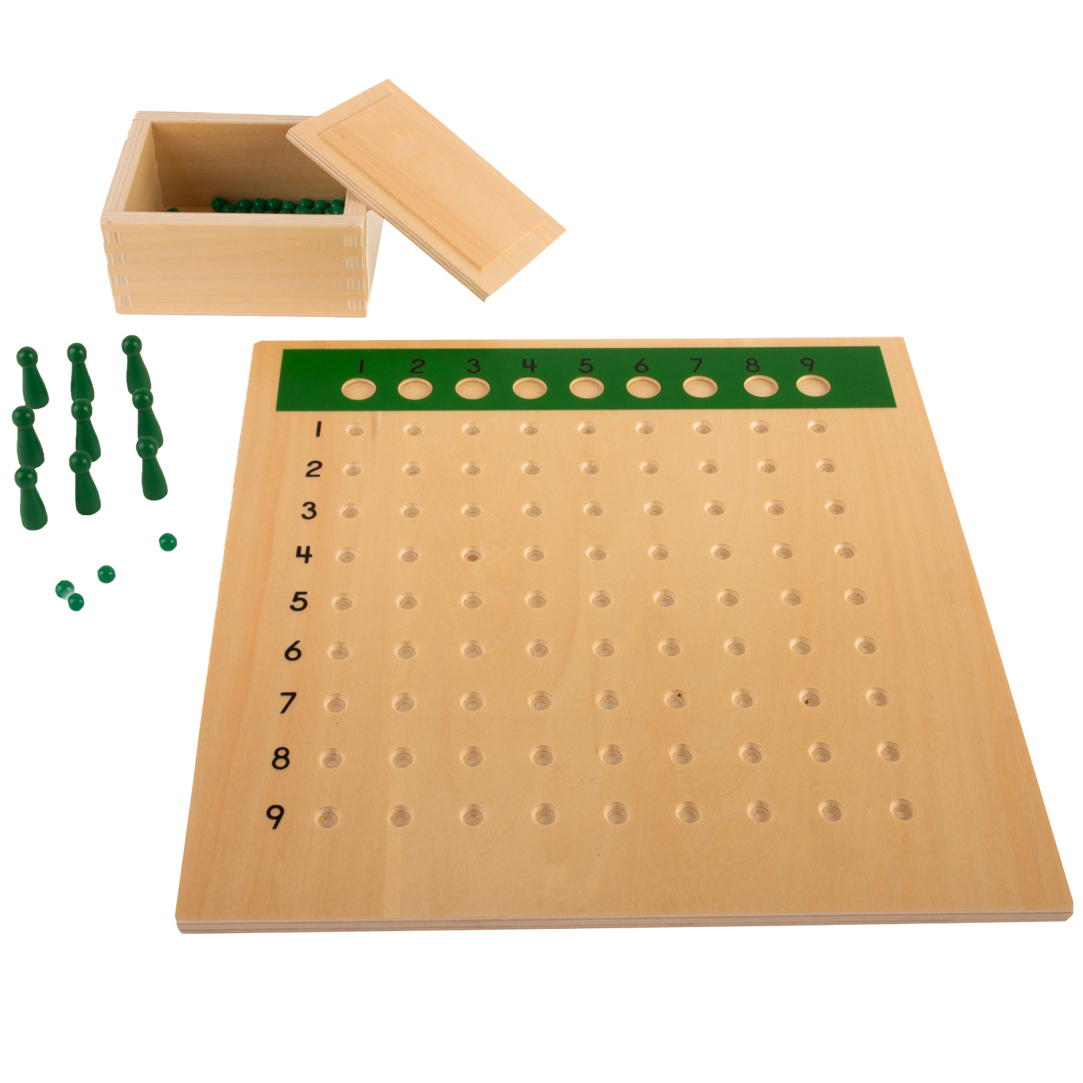 Montessori pedagoogika jagamistahvel matemaatika õppimiseks