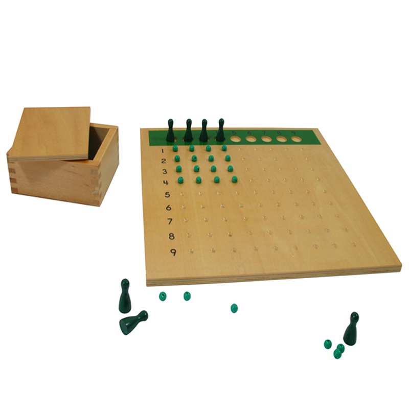 Montessori pedagoogika jagamistahvel matemaatika õppimiseks