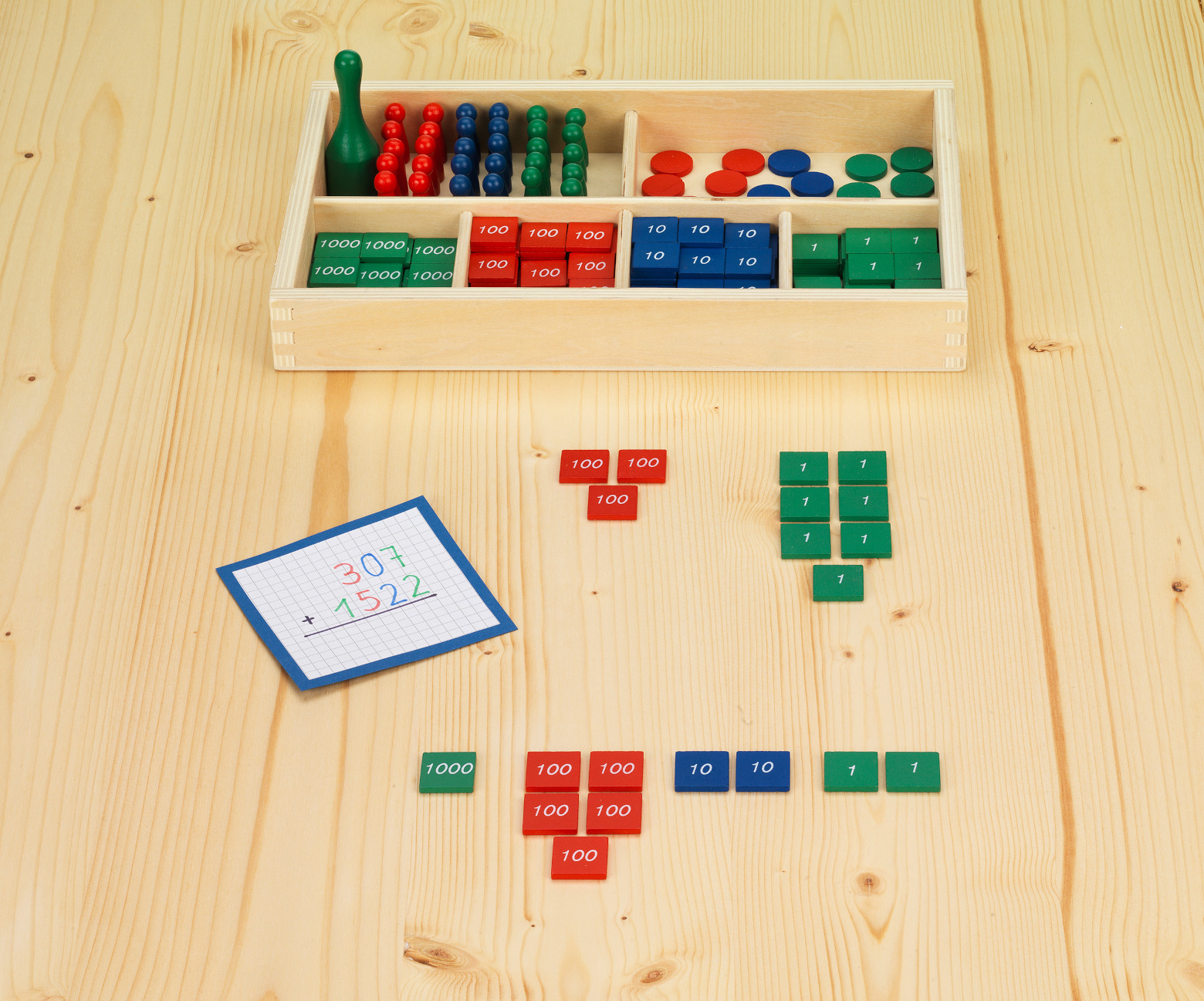 Montessori märgimäng – matemaatika õppimise komplekt lastele