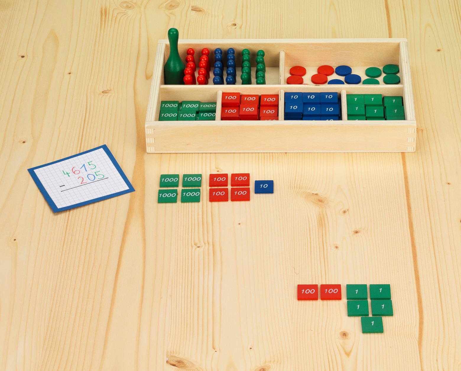 Montessori märgimäng – matemaatika õppimise komplekt lastele