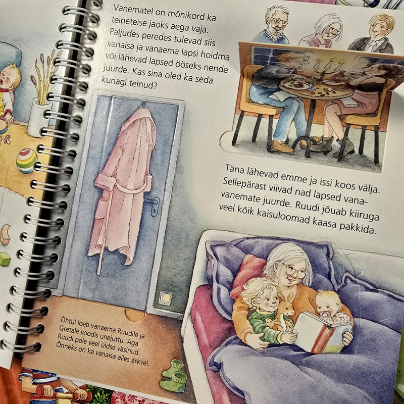 Klapiraamat "Meie pere" – hariv ja mänguline raamat peresuhete mõistmiseks.