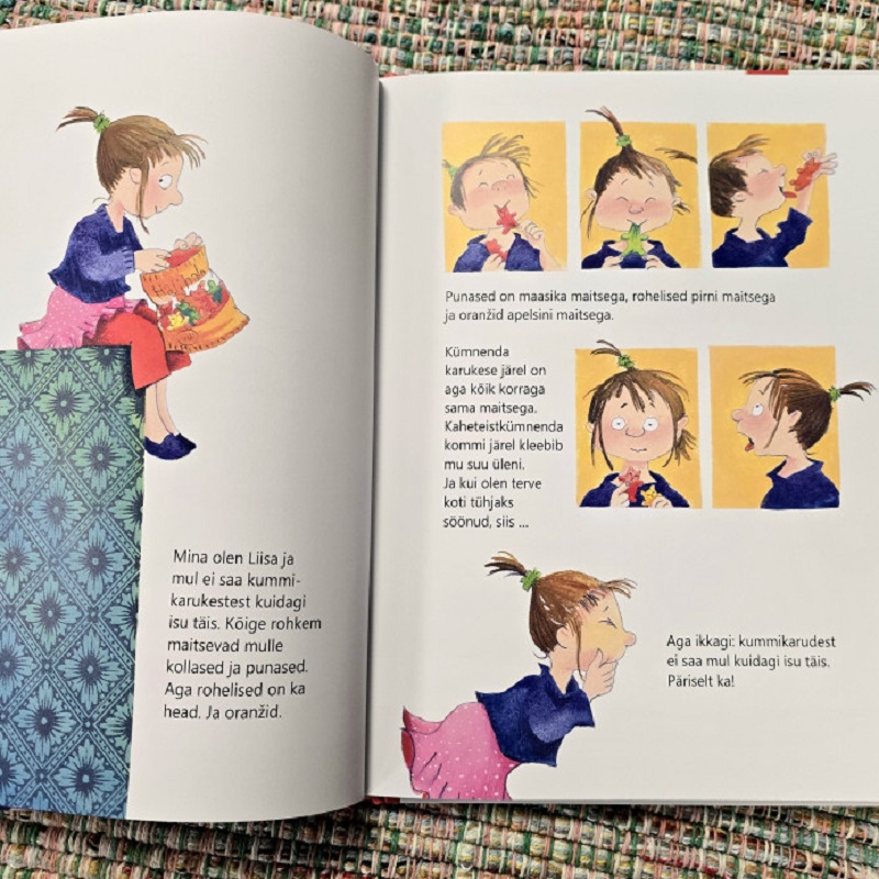 Raamat „Ma Tahan Veel ja Veel“ – õpetlik ja humoorikas lugu piiride seadmisest.