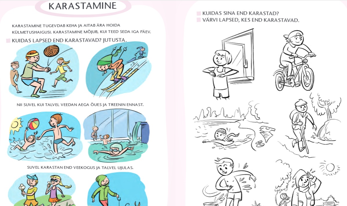 Tööraamat „Valmistume Kooliks: Terviseraamat. Tervis ja Ohutus“ – praktiline ja kaasahaarav õppevahend koolieelikutele.