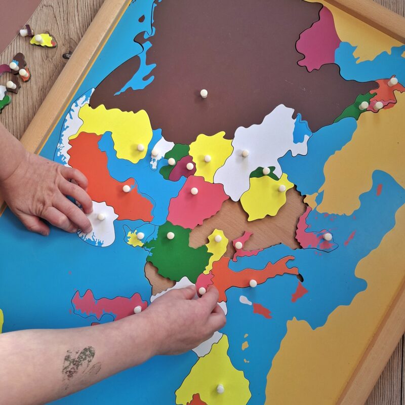 Raamiga puslekaart: Euroopa