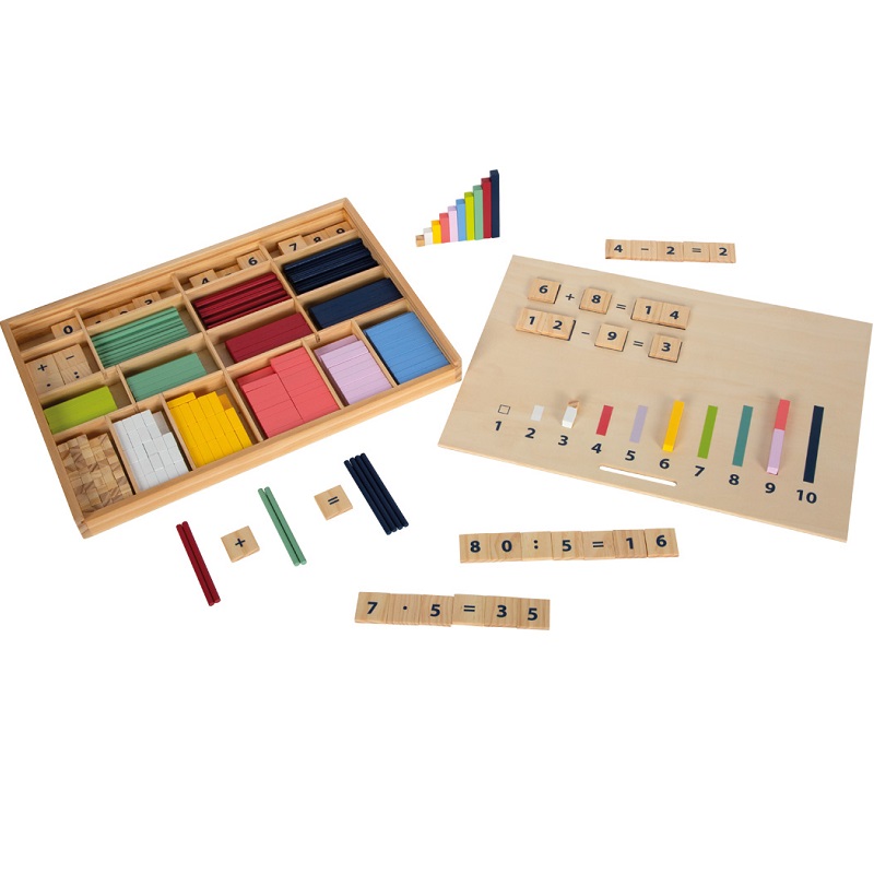 Mahukas ja suur puidust matemaatikamäng arvutamise õppimiseks ja mõistmiseks