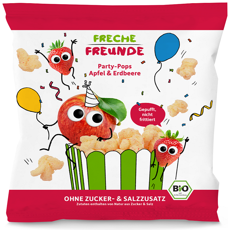 Freche Freunde mahe maasikapopkorn õuna ja peediga