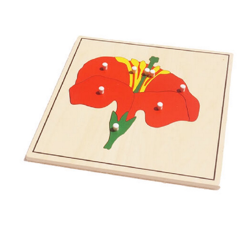 Montessori taimepusle “Õis” – puidust pusle taimede õppimiseks