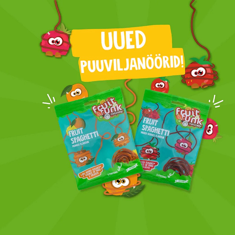 Mangomaitselised puuviljanöörid – tervislik maius kogu perele