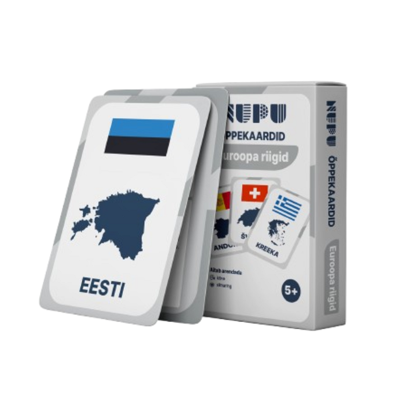 Õppekaardid Euroopa riikide ja lippude tundmaõppimiseks – geograafiamäng lastele.