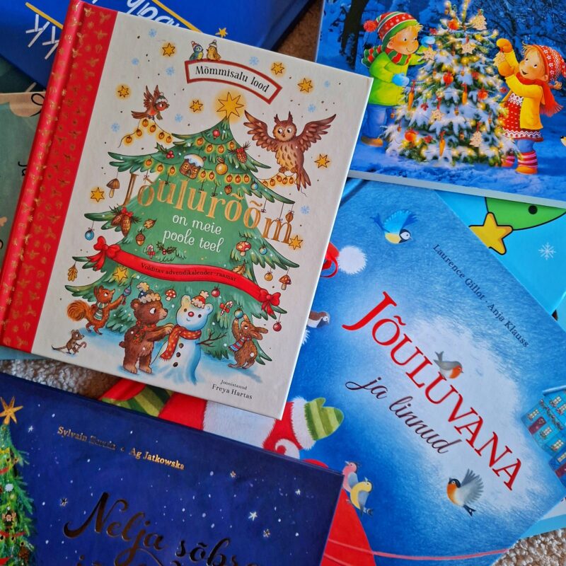 Klappidega advendikalender ja tegevusraamat "Mõmmisalu lood. Jõulurõõm on meie poole teel"