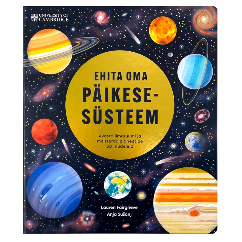 Raamat „Ehita oma päikesesüsteem“ – 3D planeetide meisterdamine ja kosmose õppimine