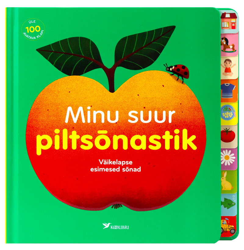 Klappidega pappraamat uute sõnade õppimiseks