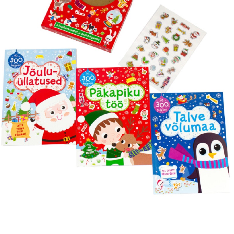 Tegeluskohver lastele – kleepsud, töövihikud ja meisterdamine ühes karbis Talveteemaline loovkohver üle 1000 kleepsuga