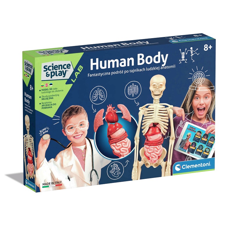 Clementoni inimkeha õppekomplekt lastele – anatoomia mudel
