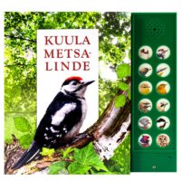 Heliraamat "Kuula metsalinde" – 12 ehtsat linnuhäält Realistlike helide ja fotodega laste raamat metsalindudest