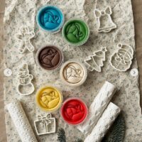 Looduslik ja ohutu MICI plastiliinivorm ja piparkoogivorm Looduslik ja ohutu MICI plastiliinivorm ja piparkoogivorm