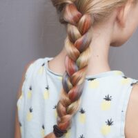 Namaki Laste orgaaniline ajutine juuksevärv – Lilla–Roosa