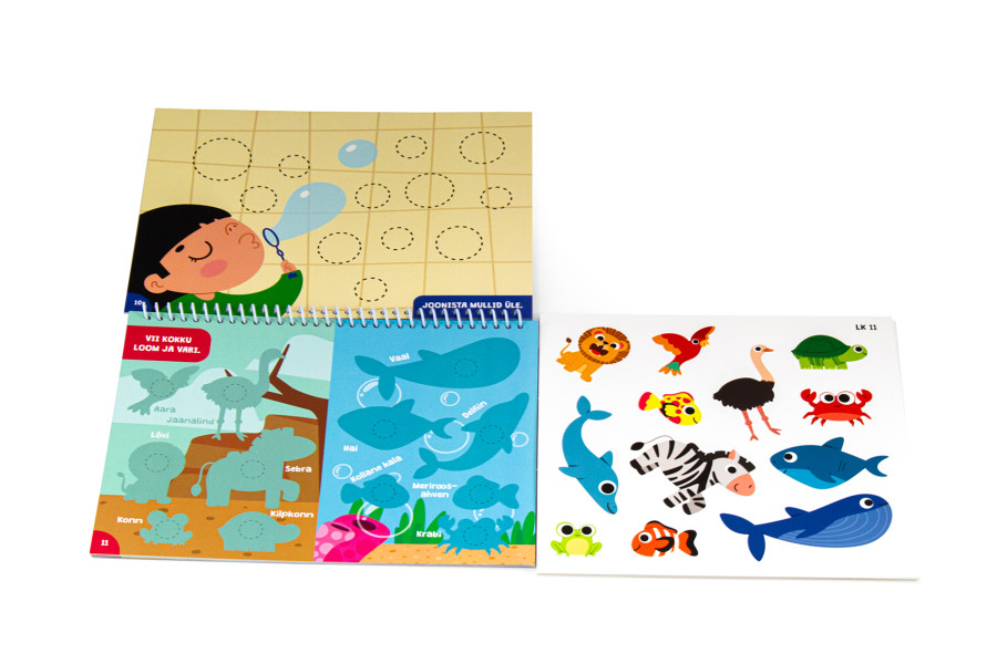 Mahukas tegeluskohver õppevahend krõpskleepsude