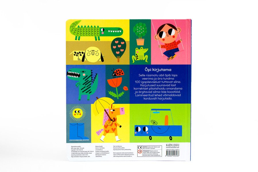 Korduvkasutatav laste harjutusraamat „100 sõna“