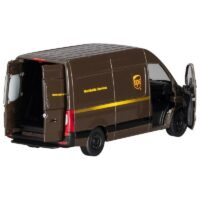 Metallist ja tagasitõmmatav UPS Sprinter mudelauto