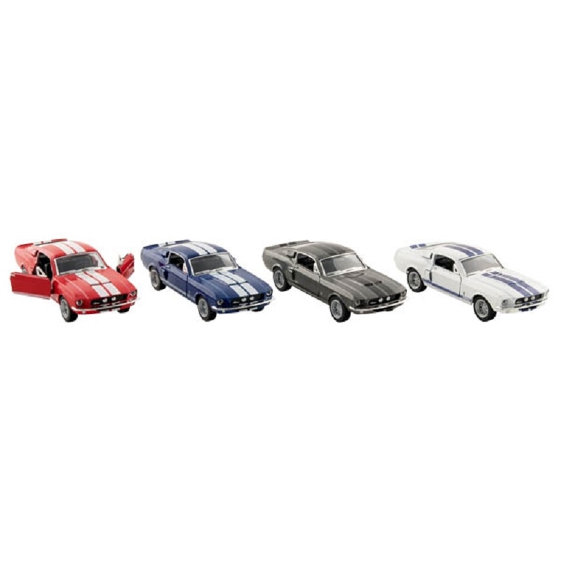 Metallist Shelby GT-500 mudelauto skaalas 1:38 Shelby GT-500 miniatuur – avatavate ustega ja tagasitõmmatava mootoriga
