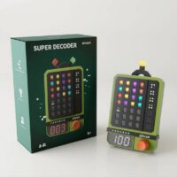 Super Decoder GiiKer De-Coder koodimurdmise mängukonsool lastele
Taskusuurune loogikamäng – 4-värvilise koodi murdmine 7 käiguga Super Decoder GiiKer De-Coder koodimurdmise mängukonsool lastele Taskusuurune loogikamäng – 4-värvilise koodi murdmine 7 käiguga