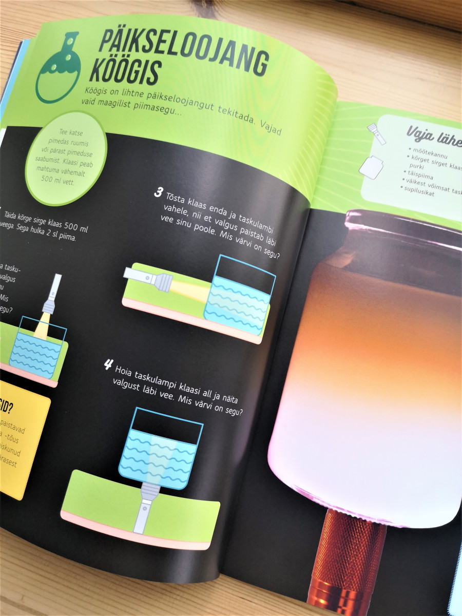 Köögikatsed lastele – teaduslik katseraamat 7–11-aastastele Uuri ja avasta – laste teaduskatsete raamat