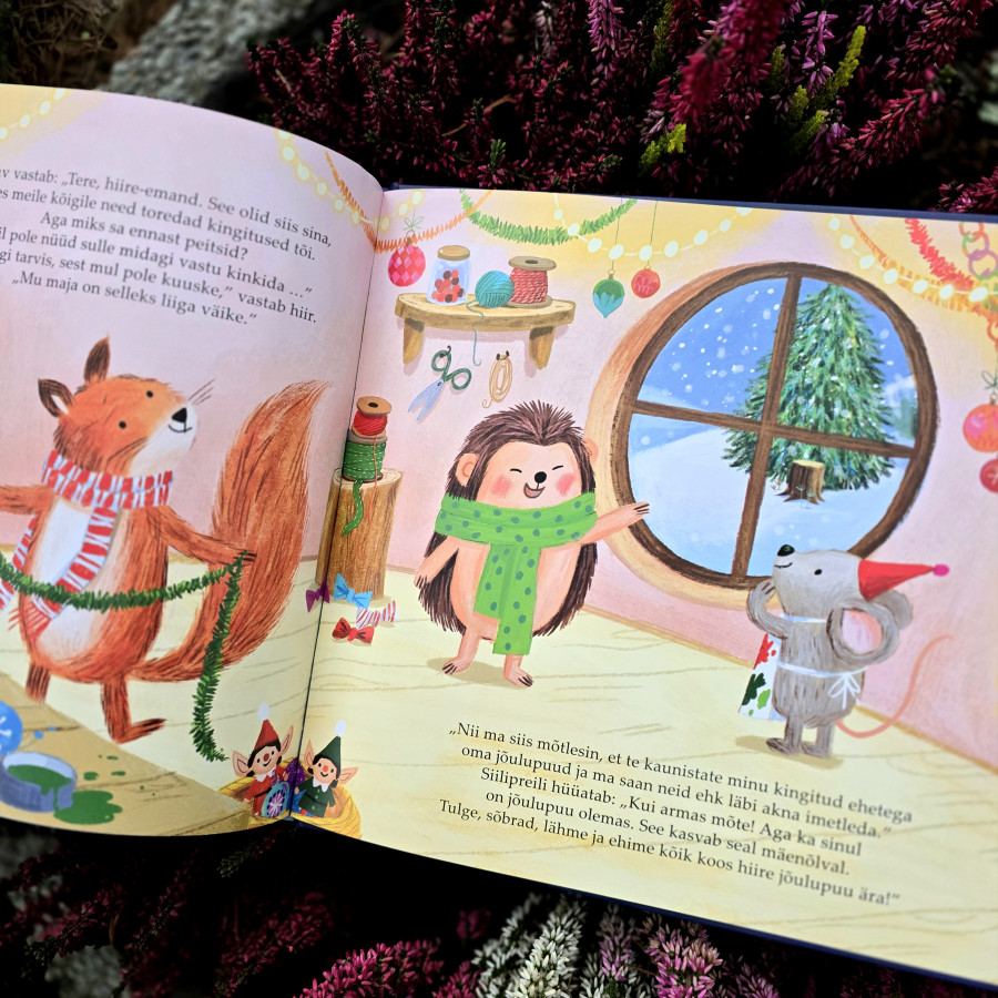 Laste jõuluraamat „Nelja sõbra jõulupuu“ – talvine lugu sõprusest