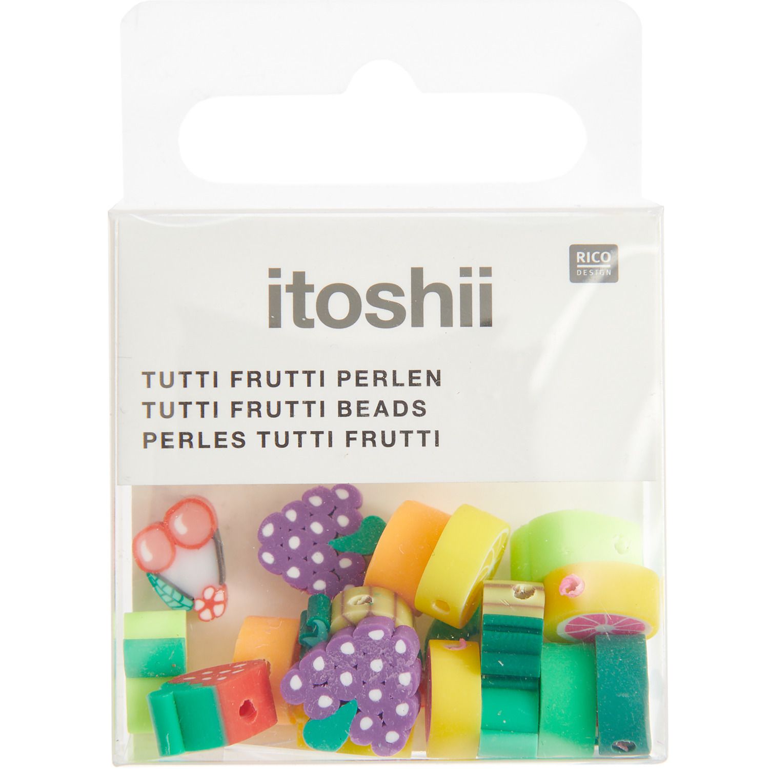 Tutti Frutti puuviljahelmed – 20 tk, laste ehetele