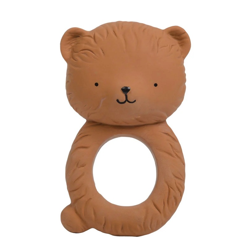 Looduslikust kummist A Little Lovely Company närimisrõngas beebidele